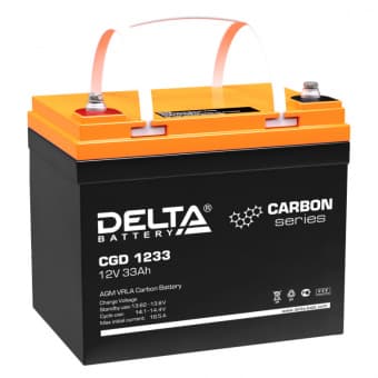 

Аккумуляторная батарея для ИБП Delta Carbon Series CGD 1233, 12V, 33Ah (CGD 1233), Черный/оранжевый, CGD 1233