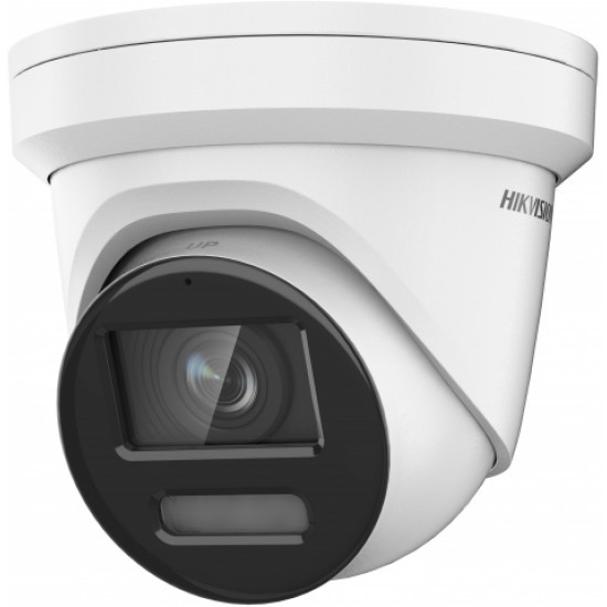 IP-камера HikVision DS-2CD2387G2H-LIU 4 мм, уличная, купольная, 8Мпикс, CMOS, до 3840x2160, до 25 кадров/с, LED/ИК подсветка 40м, POE, -40 °C/+60 °C, белый (DS-2CD2387G2H-LIU(4MM))