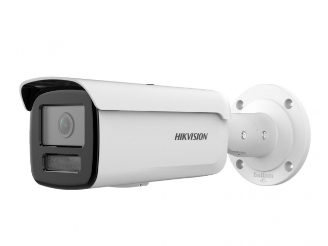 IP-камера HikVision DS-2CD2T47G2H-LI 4 мм, уличная, цилиндрическая, 4Мпикс, CMOS, до 2688x1512, до 25 кадров/с, ИК подсветка 60м, POE, -30 °C/+60 °C, белый (DS-2CD2T47G2H-LI(4MM))