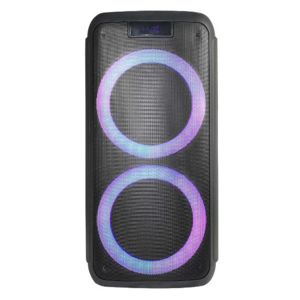 Портативная акустика Ritmix SP-935B , 120 Вт, FM, AUX, USB, microSD, Bluetooth, подсветка, черный (SP-935B )
