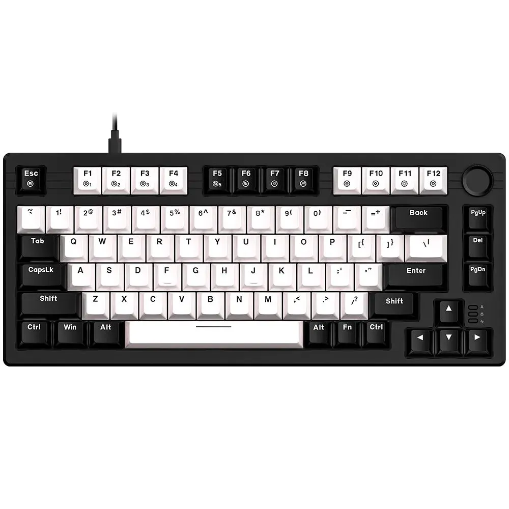 

Клавиатура проводная Dareu EK75, механическая, Dareu Dream, подсветка, USB, белый/черный (EK75), EK75