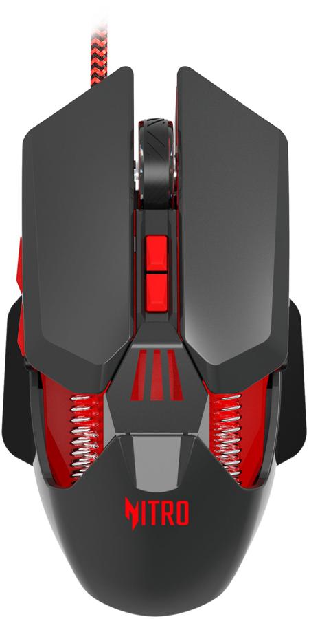 

Мышь проводная ACER Nitro OMW302 , 7200dpi, оптическая светодиодная, USB, черный (ZL.MCECC.025), Nitro OMW302