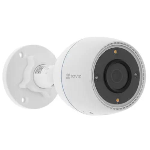 IP-камера Ezviz CS-H3C 2.8 мм, уличная, цилиндрическая, 2Мпикс, CMOS, до 1920x1080, до 20 кадров/с, ИК подсветка 30м, WiFi, -30 °C/+50 °C, белый (CS-H3C )