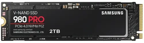 

Твердотельный накопитель (SSD) Samsung 2Tb 980 PRO, 2280, PCI-E 4.0 x4, NVMe (MZ-V8P2T0B/AM) Retail