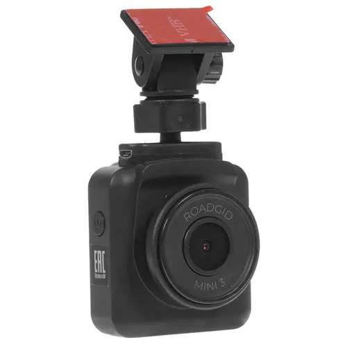Видеорегистратор с экраном ROADGID Mini 3 GPS Wi-Fi, 1920x1080 30 к/с, 170°, G-сенсор, microSD (microSDHC), черный (1045098)