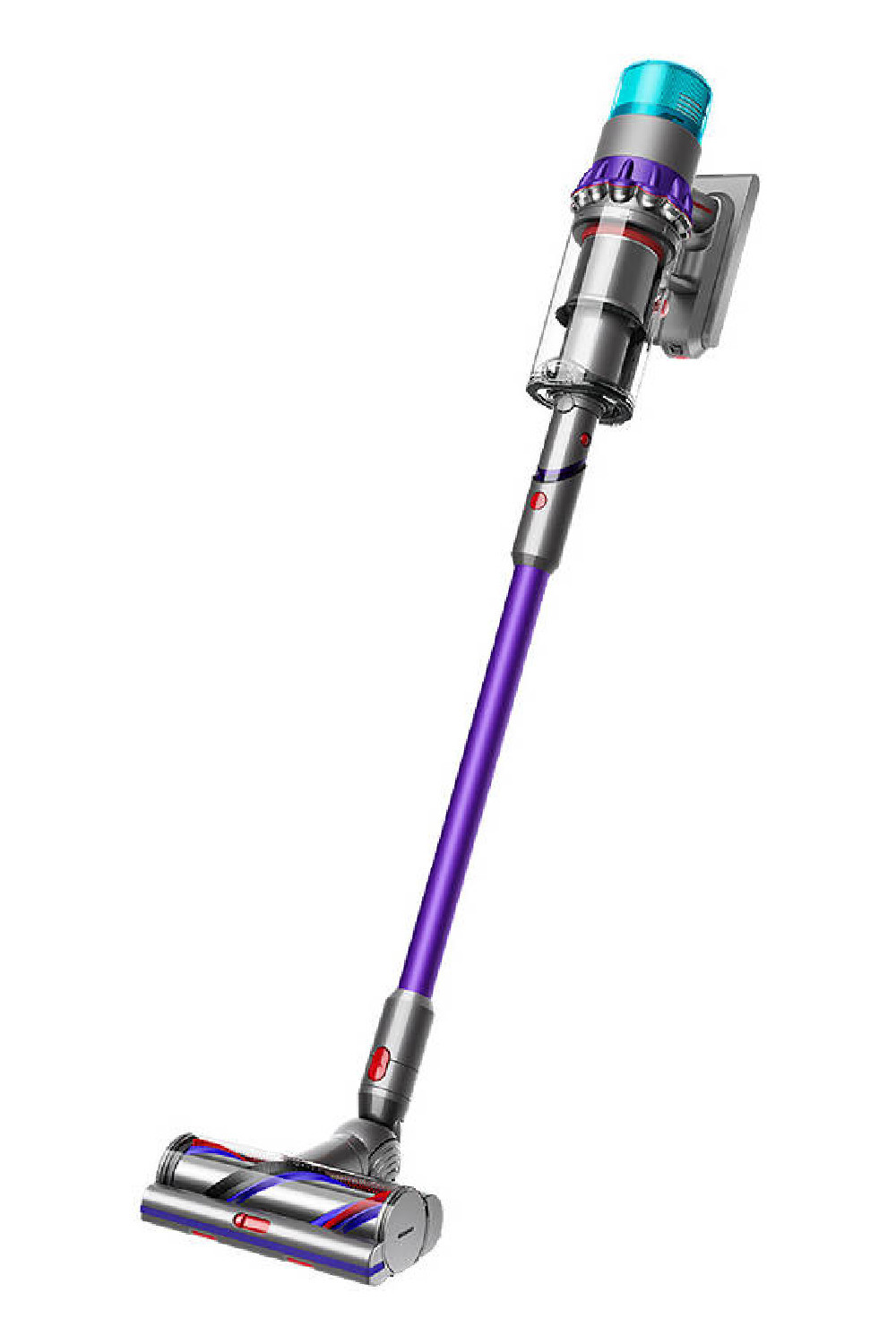 Вертикальный пылесос DYSON Gen5 Detect Absolute (SV23), 262 Вт, питание от аккумулятора, серебристый/фиолетовый (443072-01), цвет серебристый/фиолетовый