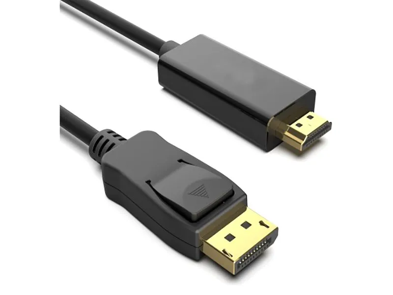

Кабель DisplayPort(20M)-HDMI(19M), экранированный, 3 м, черный KS-is KS-744-3 (KS-744-3), KS-744-3