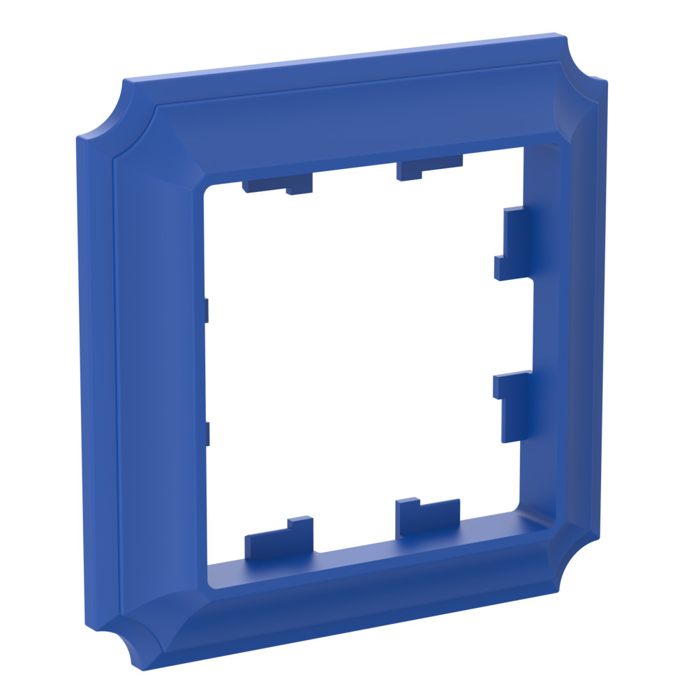

Рамка Systeme Electric AtlasDesign Antique, горизонтальная и вертикальная, 1-пост, аквамарин (ATN101101)