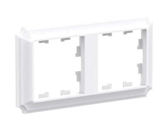 

Рамка Systeme Electric AtlasDesign Antique, горизонтальная и вертикальная, 2-поста, лотос (ATN101302)