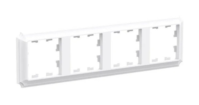 Рамка Systeme Electric AtlasDesign Antique, 4-поста, лотос