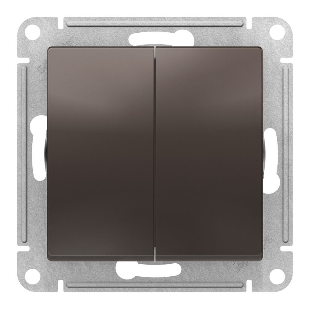 Переключатель Systeme Electric, 2кл., мокко