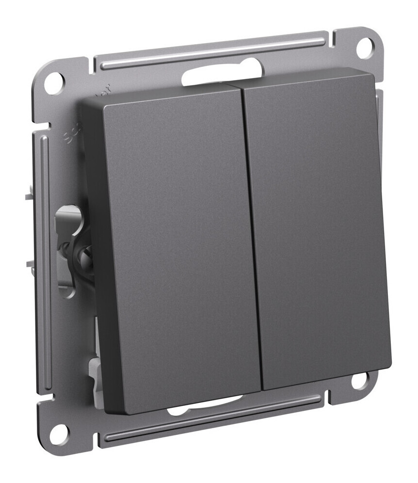 Выключатель Systeme Electric, 2кл., базальт