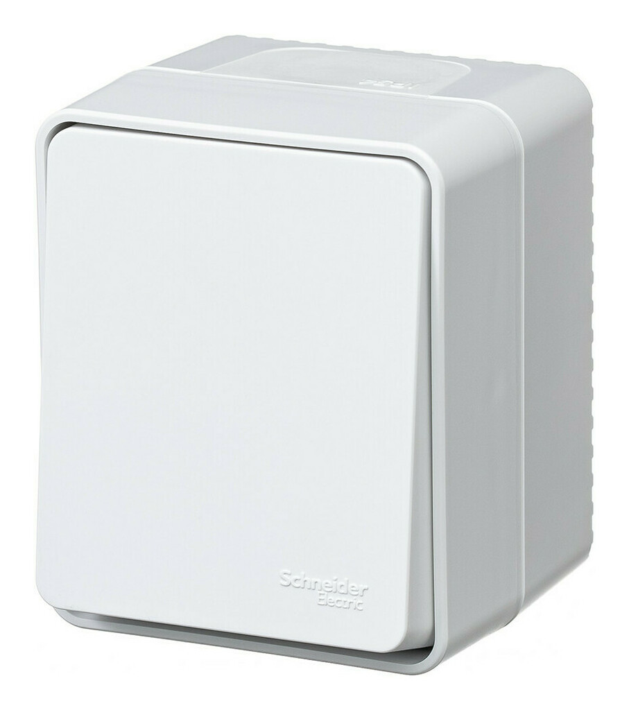 

Выключатель Systeme Electric AtlasDesign Profi54, 1кл., открытый монтаж, в сборе, белый (ATN540115)