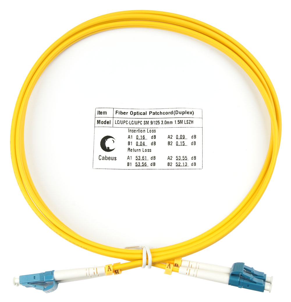 

Патч-корд оптический Cabeus FOP(d)-9-LC-LC-2m, LC/UPC-LC/UPC, одномодовый, 9/125, OS2, двойной, 2 м, LSZH, желтый (FOP(d)-9-LC-LC-2m), FOP(d)-9-LC-LC-2m