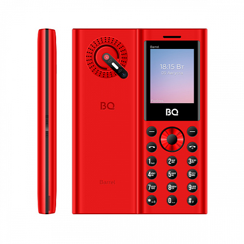 

Мобильный телефон BQ 1858, 1.77" 160x128 TN, 32Mb RAM, 32Mb, BT, 3-Sim, 800 мА·ч, USB Type-C, красный/черный, 1858