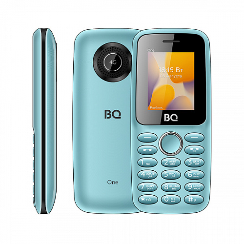 

Мобильный телефон BQ 1800L One, 1.77" 160x128 QVGA, 3G/4G, BT, 2-Sim, 950 мА·ч, USB Type-C, синий, 1800L One