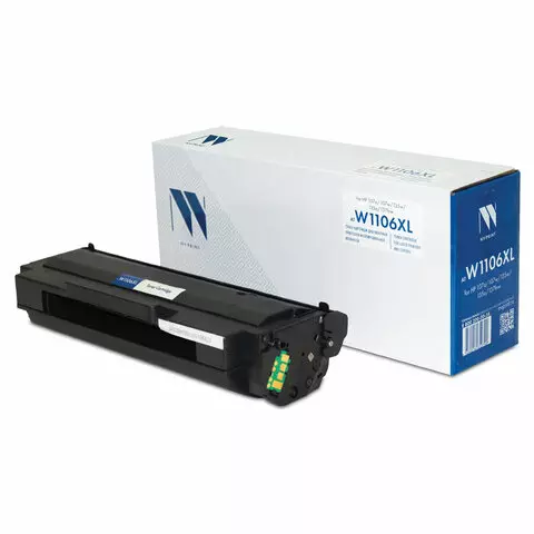 

Картридж лазерный NV Print NV-W1106XL (W1106XL), черный, 5000 страниц, совместимый для LaserJet 107a/107w/135w/135a/137fnw