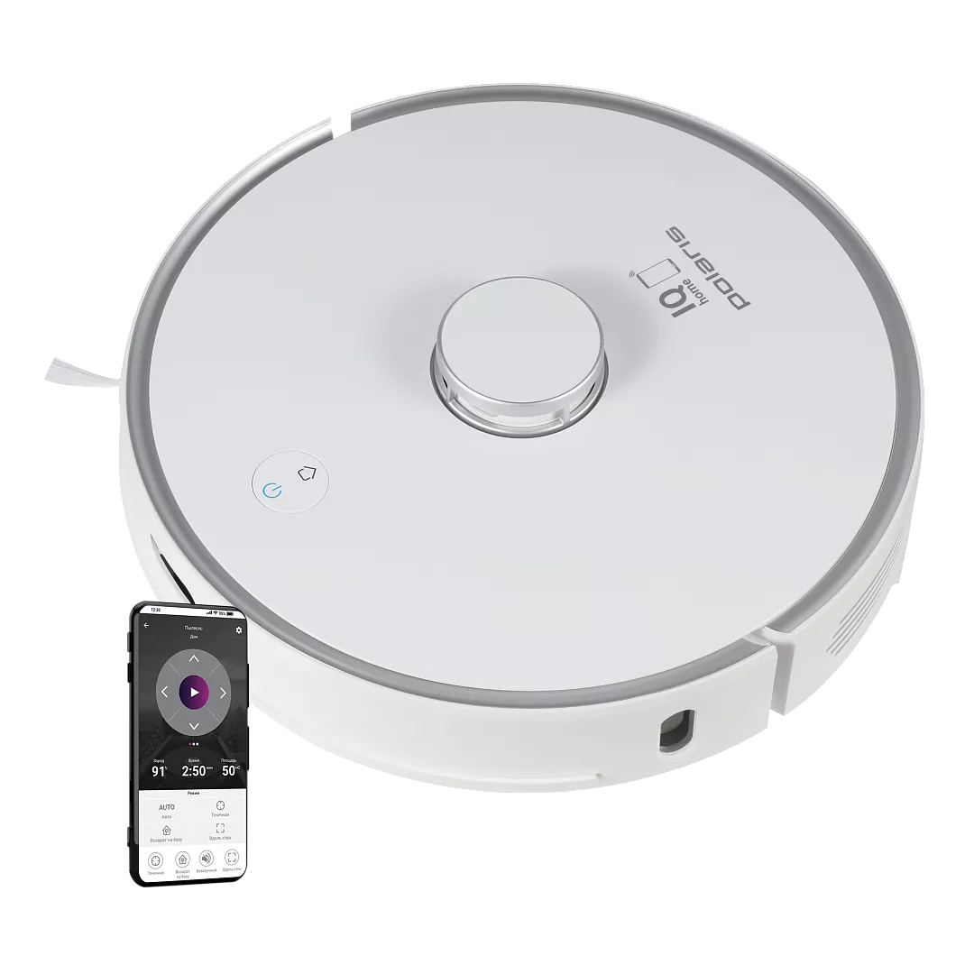 

Робот-пылесос Polaris PVCR 0905 Wi-Fi IQ Home Panorama Aqua, белый (PVCR0905), PVCR 0905 Wi-Fi IQ Home Panorama Aqua