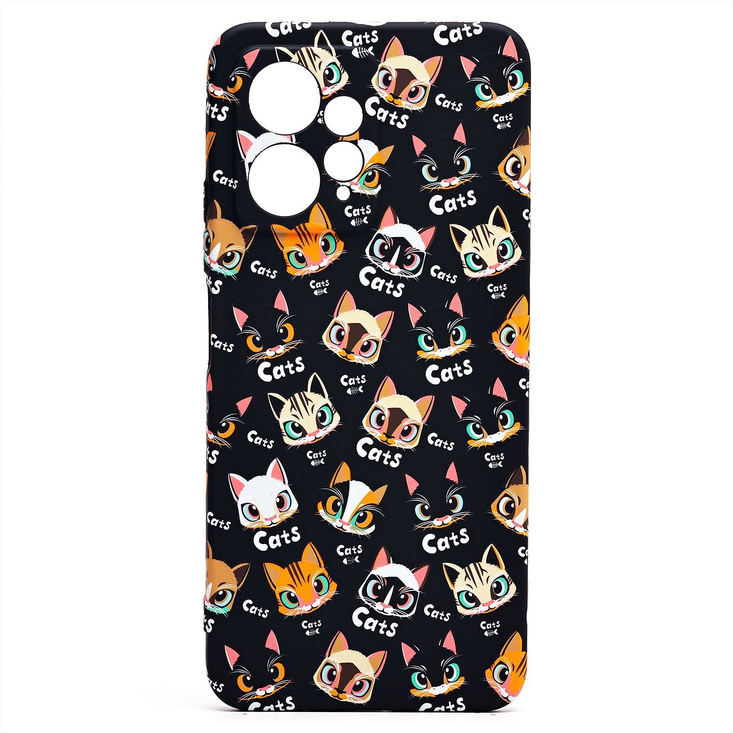 

Чехол-накладка Luxo Creative для смартфона Xiaomi Redmi Note 12 4G, силикон, черный 094 (226086)