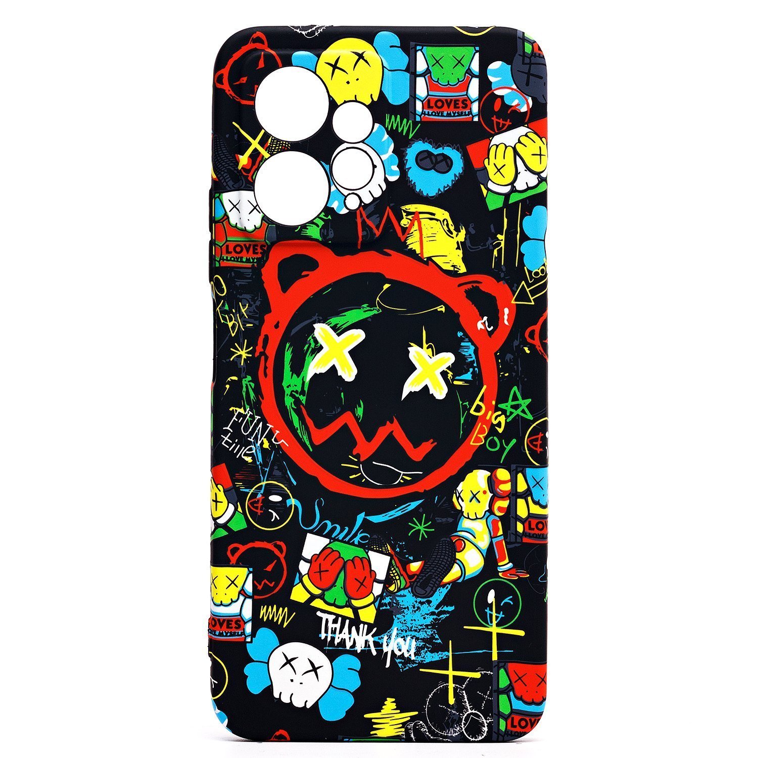 

Чехол-накладка Luxo Creative для смартфона Xiaomi Redmi Note 12 4G, силикон, черный 105 (226097)