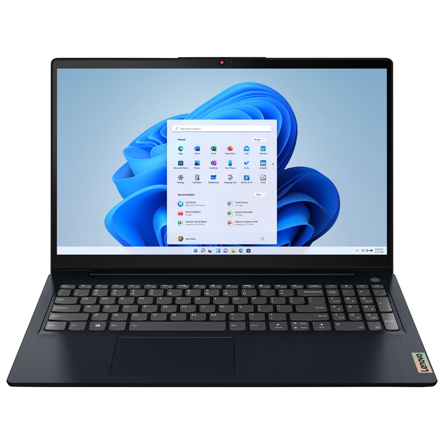 

Ноутбук Lenovo IdeaPad 3 15ABA7 15.6" 1920x1080, AMD Ryzen 3 5425U 2.7 ГГц, 8Gb RAM, 256Gb SSD, Windows 11 Pro, темно-синий (82RN00AFRK), 15ABA7