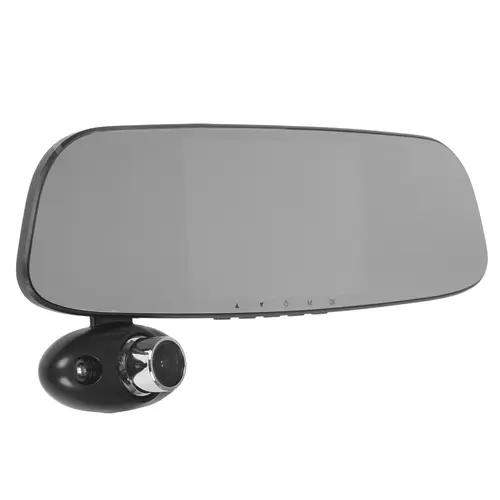 Видеорегистратор зеркало заднего вида Rekam F370, 2 камеры, 1920x1080 30 к/с, 120°, G-сенсор, microSD (microSDHC), черный (F370)