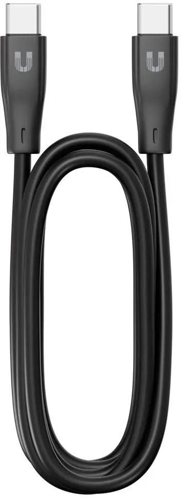 

Кабель USB Type-C-USB Type-C, 3А, 1.2 м, черный, Uzay C1809-9 (UZ-12CC-C1809-9-BK), C1809-9