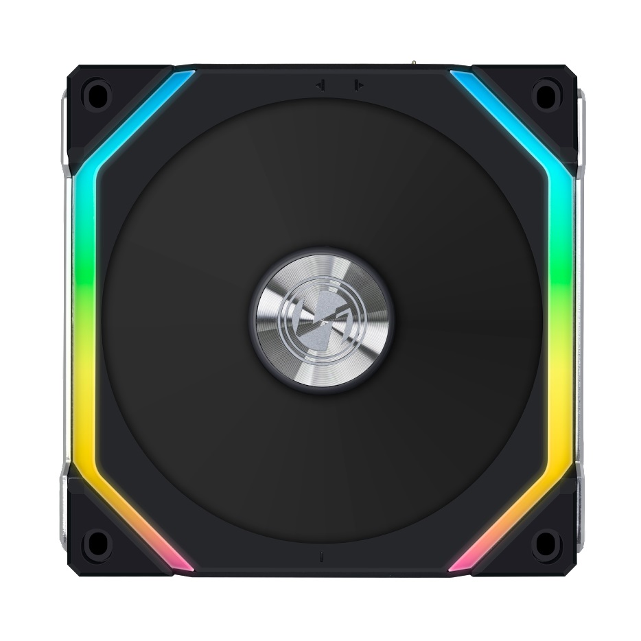 

Вентилятор Lian Li UNI Fan SL120 V2 Reverse, 120 мм, 2000rpm, 29.2 дБ, 4-pin PWM, 1шт, черный, ARGB подсветка (G99.12RSLV21B.R0), SL120 V2 Reverse