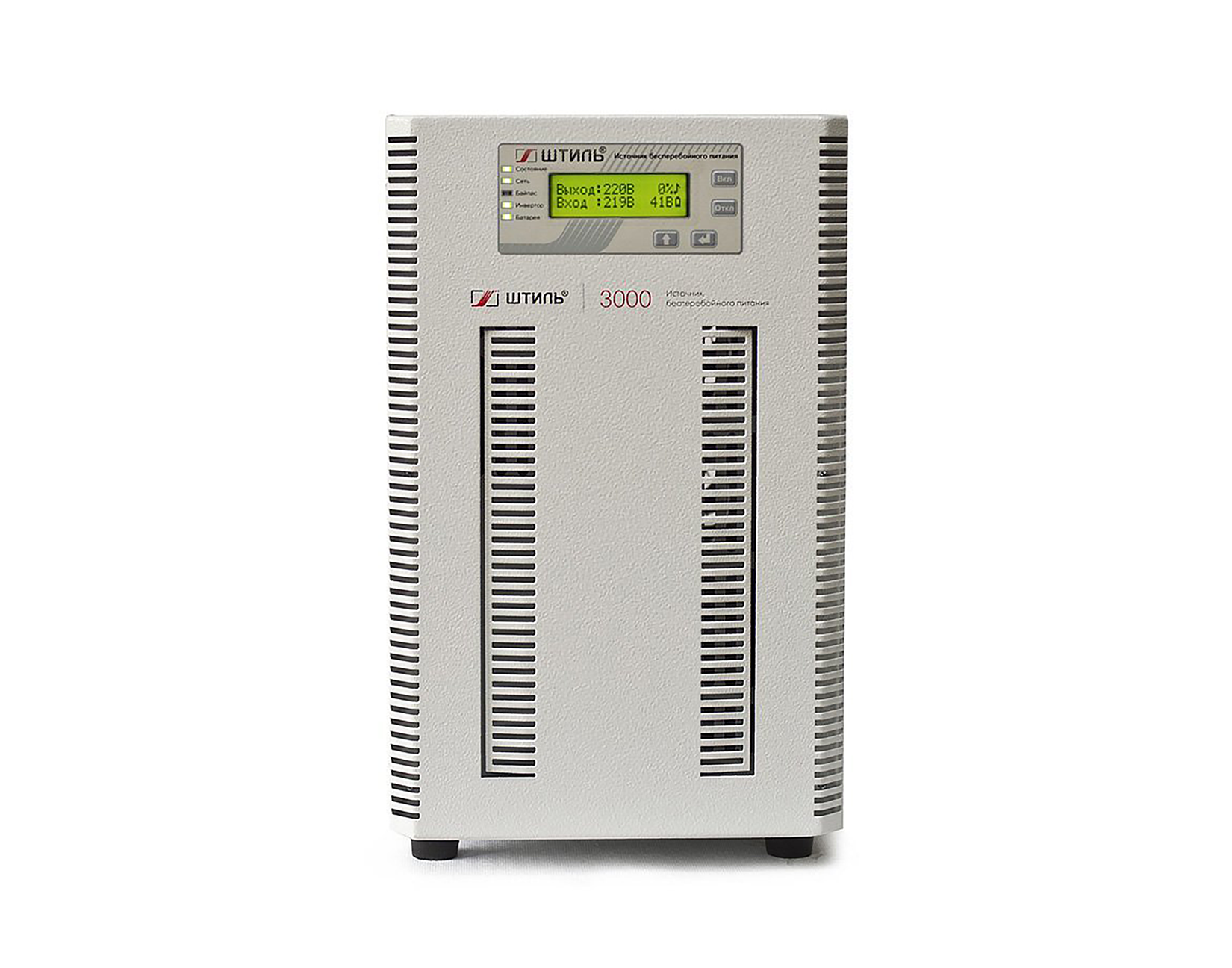 ИБП Штиль ST1103SL, 3000 В·А, 2.7 кВт, EURO+IEC, розеток - 6, серый (ST1103SL)