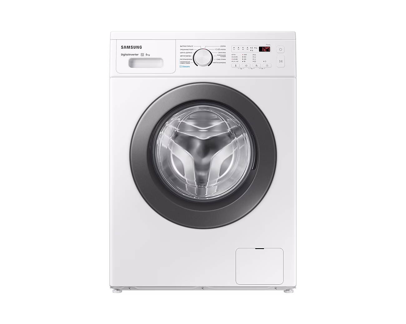 

Стиральная машина Samsung WW4100A, 6 кг, 1000 об/мин, белый (WW60AG4S00VELP), WW4100A