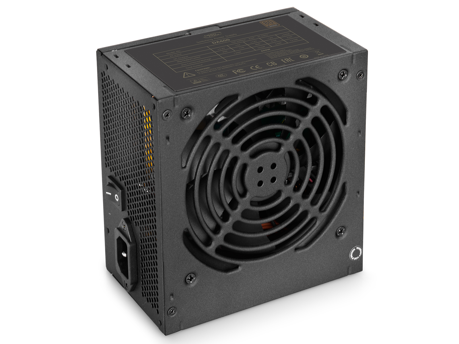 

Блок питания 600Вт ATX Deepcool DA600 , 120 мм, 80 Plus Bronze, DA600