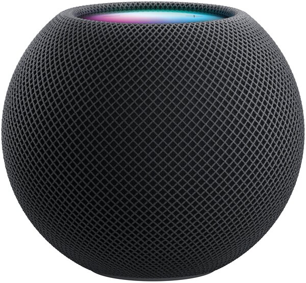 Умная колонка Apple HomePod mini, 20 Вт, с голосовым помощником Siri, WiFi, Bluetooth, серый (MY5G2ZP/A) MY5G2ZP/A - фото 1