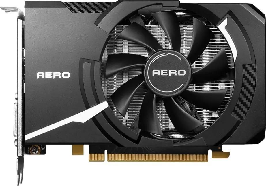 

Видеокарта MSI NVIDIA GeForce RTX 3050 Aero ITX, 8Gb GDDR6, 128 бит, PCI-E, DVI, HDMI, DP, Retail (RTX 3050 AERO ITX 8G OCV2), Aero ITX