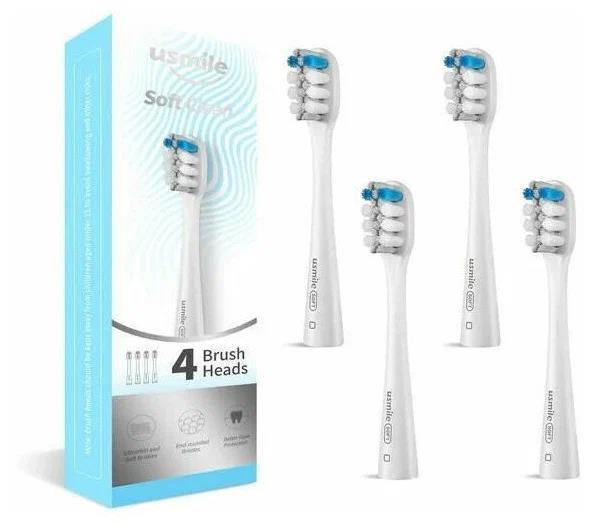 

Набор насадок USMILE SOFT CLEAN PRO03 для USMILE, белый, 4 шт. (84020018), SOFT CLEAN PRO03