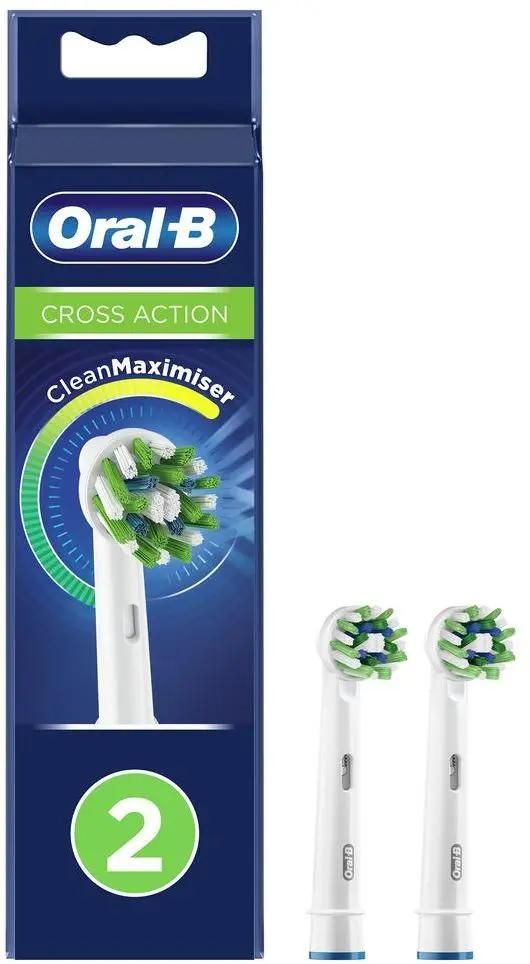 

Набор насадок Oral-B CrossAction EB50RB для Oral-B, белый, 2 шт. (80347918), CrossAction EB50RB