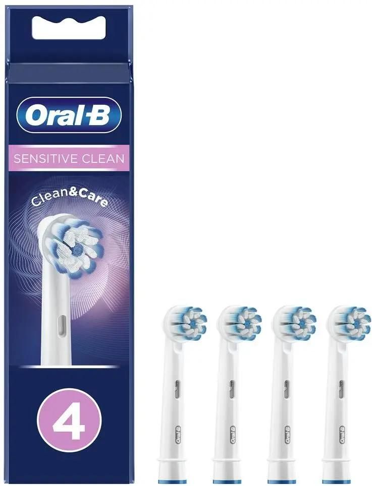 

Набор насадок Oral-B Sensitive Clean EB60 для Oral-B, белый, 4 шт. (EB60 Sensitive Clean), Sensitive Clean EB60