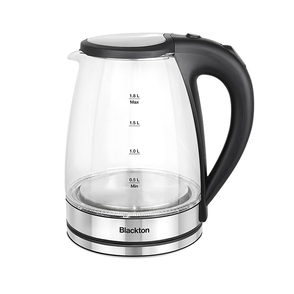

Чайник электрический Blackton Bt KT1803G 1.8л. 1.5 кВт, стекло/пластик, черный/серебристый, Bt KT1803G