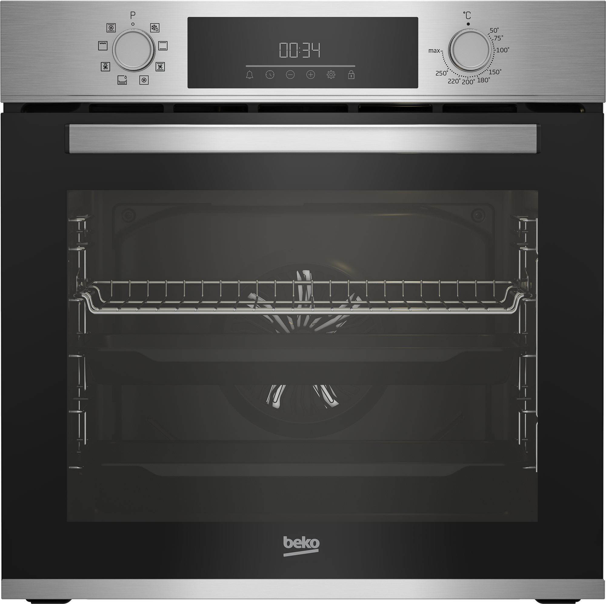 

Духовой шкаф электрический Beko BBIM12300X, нержавеющая сталь/черный (BBIM12300X), BBIM12300X
