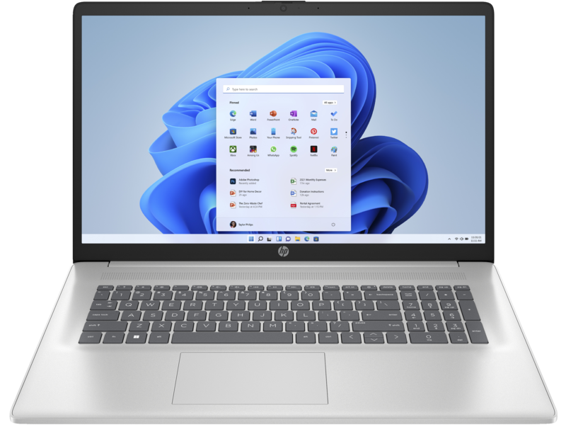 

Ноутбук HP 17.3" IPS 1920x1080, Intel Core i7 1355U 1.7 ГГц, 16Gb RAM, 1Tb SSD, без OC, серебристый (7P523EA)