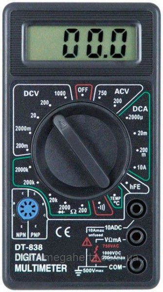 

Мультиметр Proconnect M838(DT838) (13-3013), M838(DT838)