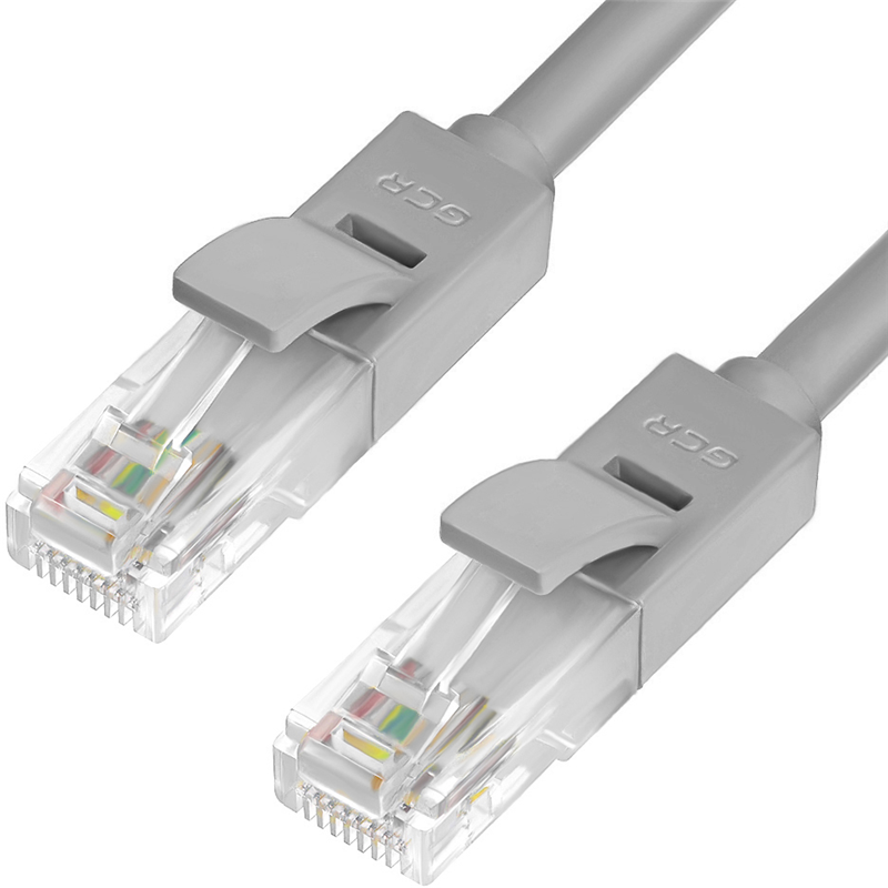 

Патч-корд UTP кат.6, 0.3 м, RJ45-RJ45, серый, Greenconnect (GCR) GCR-55421 (GCR-55421), GCR-55421