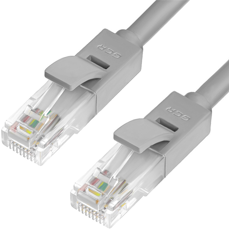 

Патч-корд UTP кат.6, 3 м, RJ45-RJ45, серый, Greenconnect (GCR) GCR-55428 (GCR-55428), GCR-55428