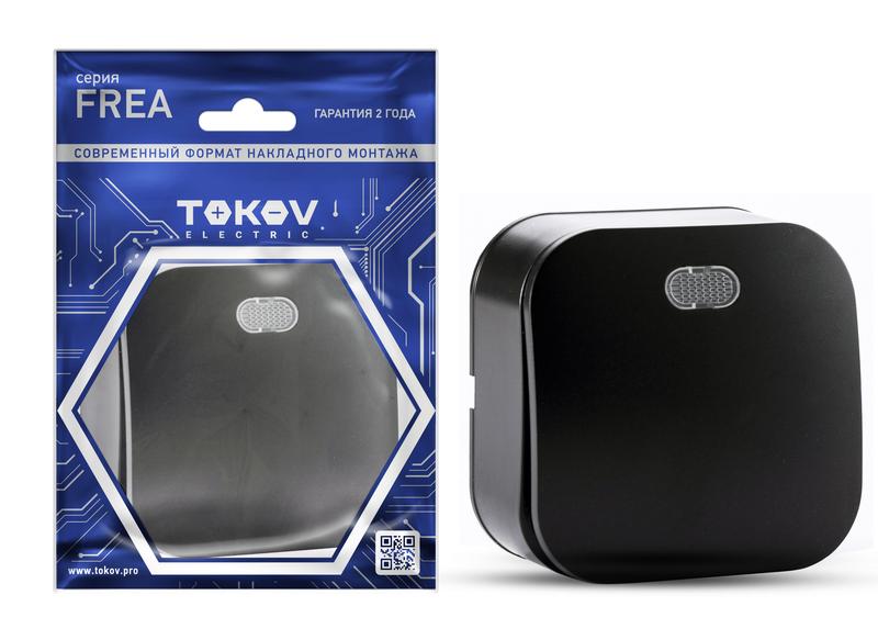 

Выключатель Tokov Electric Frea TKE-FR-V1I-C14, 1кл., индикатор/подсветка, открытый монтаж, в сборе, карбон (TKE-FR-V1I-C14), TKE-FR-V1I-C14