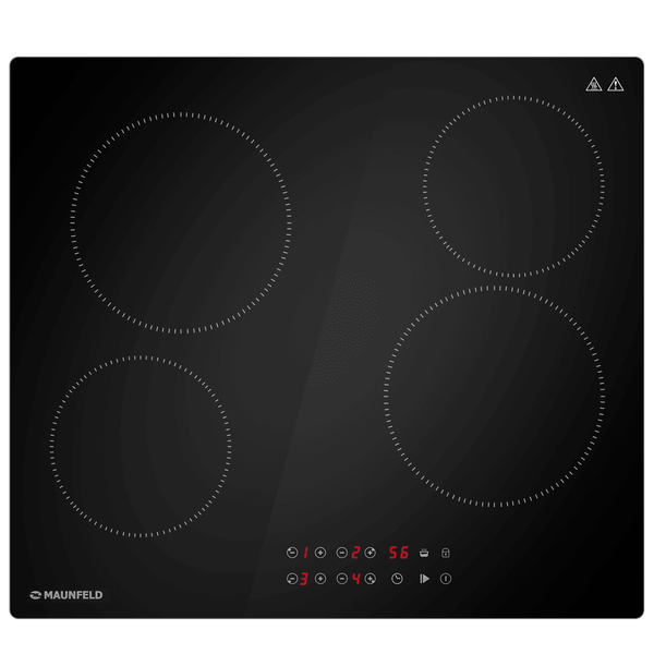 

Электрическая варочная панель Maunfeld CVCE594STBK, 4 конфорки, черный (CVCE594STBK), Черная, CVCE594STBK