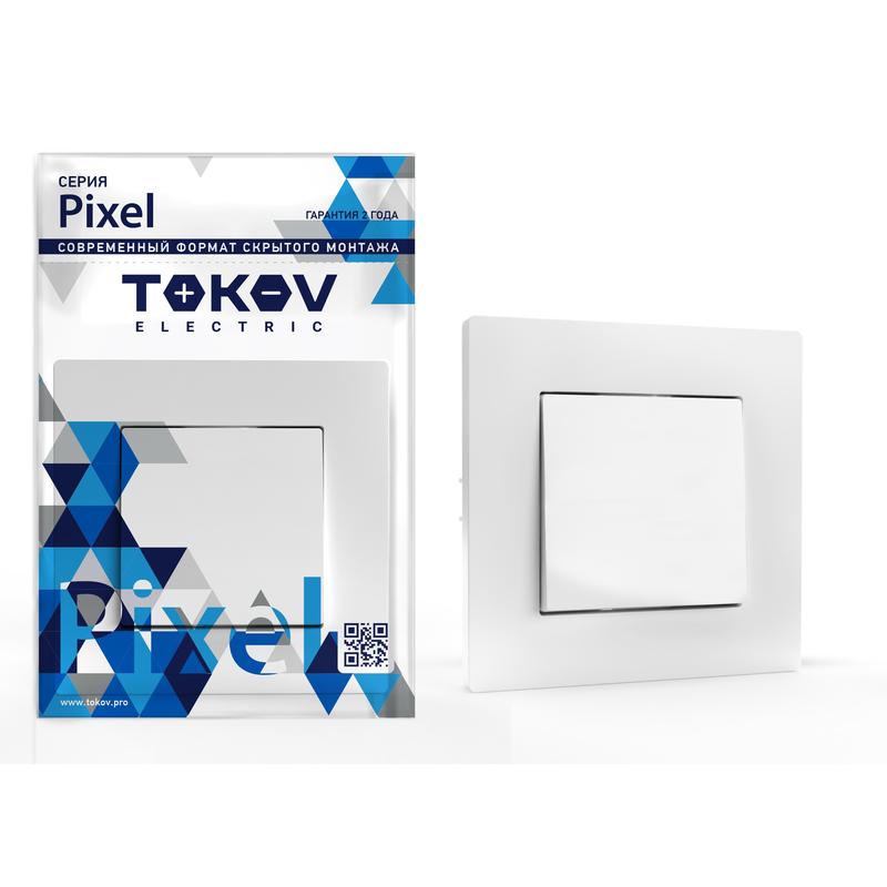 

Выключатель Tokov Electric Pixel TKE-PX-V1F-C01, 1кл., скрытый монтаж, в сборе, белый (TKE-PX-V1F-C01), TKE-PX-V1F-C01
