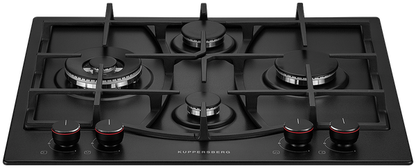 

Газовая варочная панель Kuppersberg FS 67 X, 4 конфорки, серебристый (FS 67 X), Черная, FS 67 B
