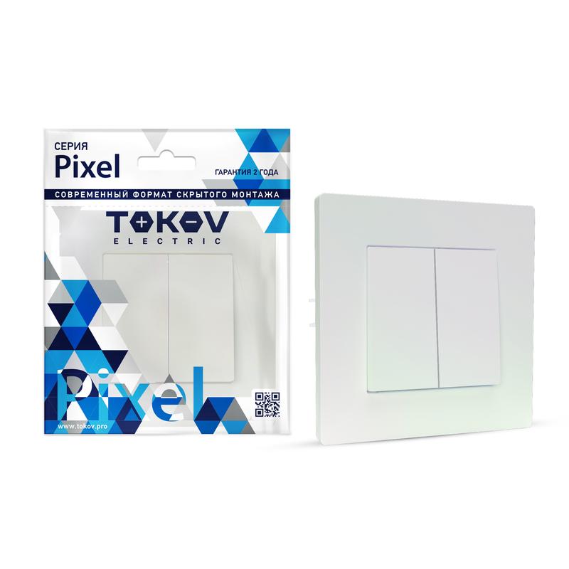 

Выключатель Tokov Electric Pixel TKE-PX-V2F-C04, 2кл., скрытый монтаж, в сборе, Перламутровый (TKE-PX-V2F-C04), TKE-PX-V2F-C04