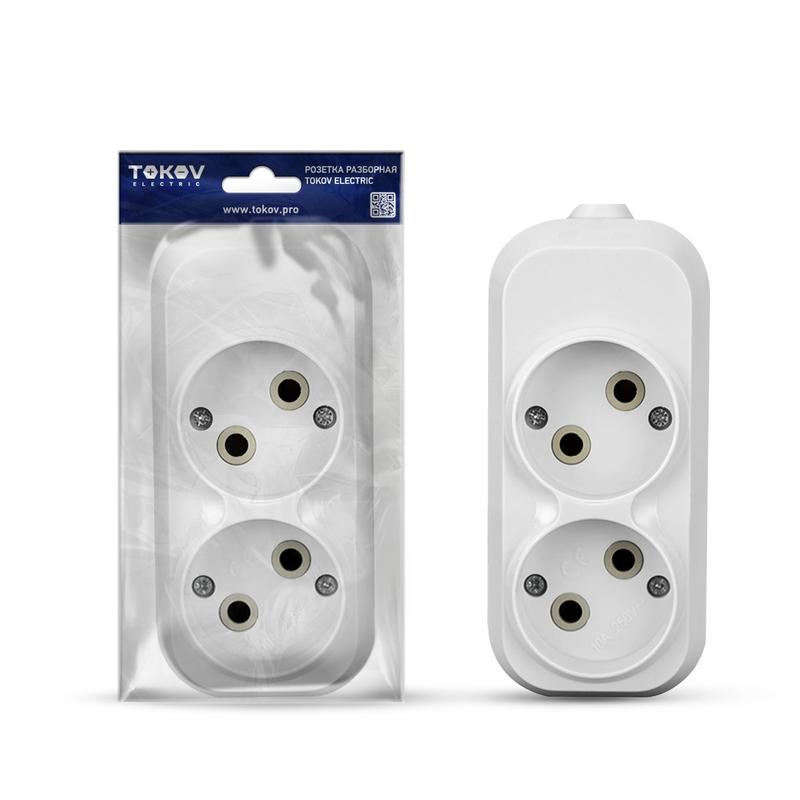 Колодка удлинителя TOKOV ELECTRIC TKE-C01-KU2 2-розетки