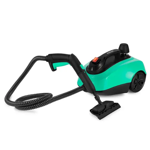 

Пароочиститель Kitfort КТ-9137-2 1.8 кВт, черный/бирюзовый (КТ-9137-2), КТ-9137-2