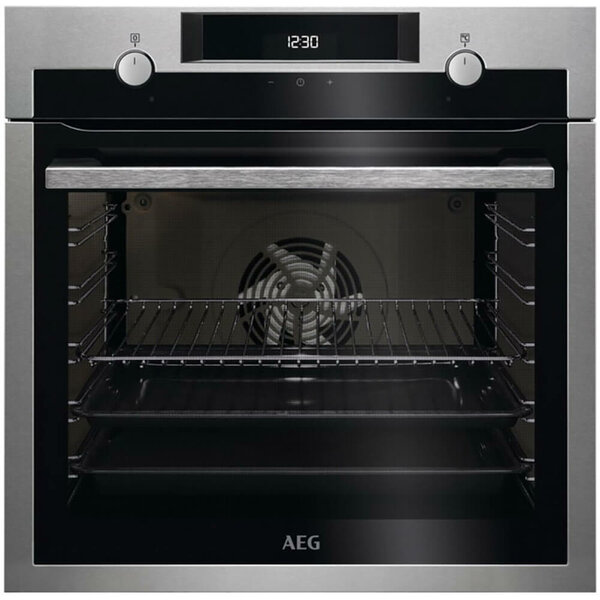 Духовой шкаф электрический AEG BCE455351M, серебристый (BCE455351M)